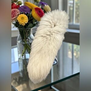 Faux Fox Tail  bag accessory